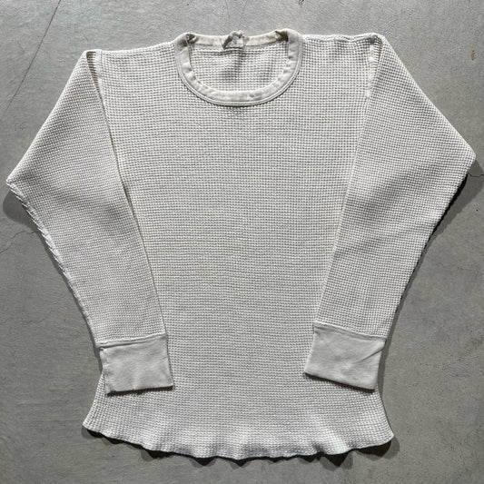 70s Waffle Knit Thermal- M