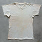 70s Blank White Tee- M