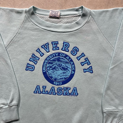 80s University of Alaska Sweatshirt- M