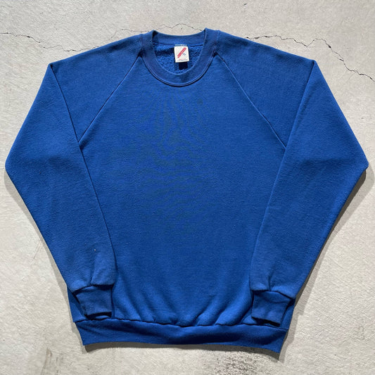 90s Blank Royal Blue Sweatshirt- L