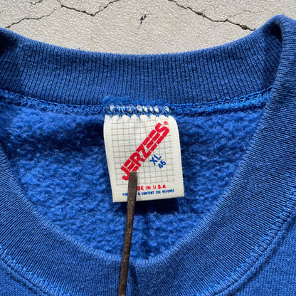 90s Blank Royal Blue Sweatshirt- L