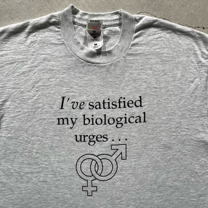 90s Biological Urges Tee- L