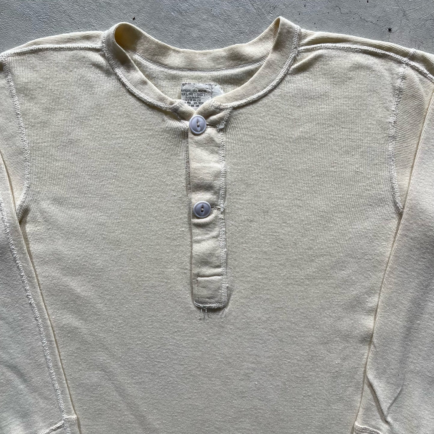 80s Army Henley Thermal- S
