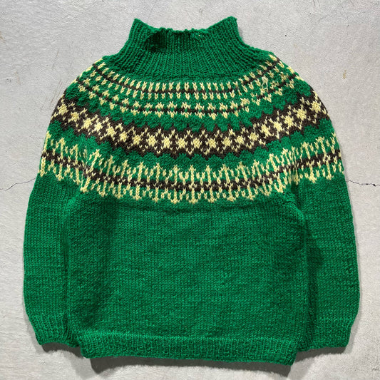 70s Nordic Wool Sweater- XS