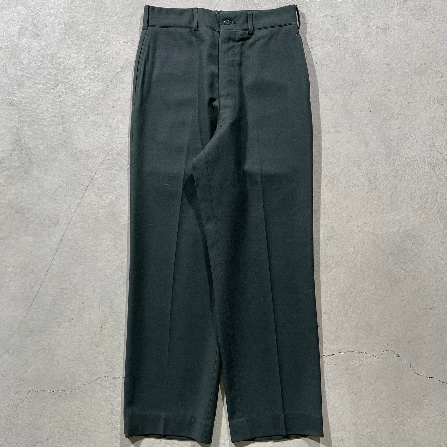 50s Wide Leg Army Trousers- 29