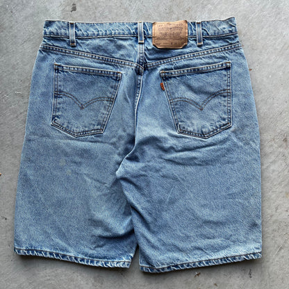 90s Levi's 550 Orange Tab Jorts- 35