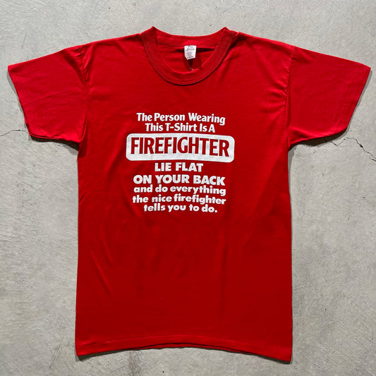 80s "Firefighter" Tee- M