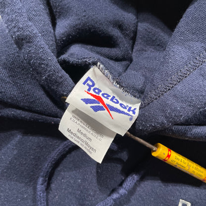 90s Navy Reebok Hoodie- M