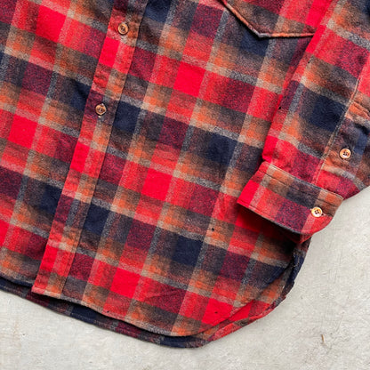 80s Pendleton Wool Flannel- XL