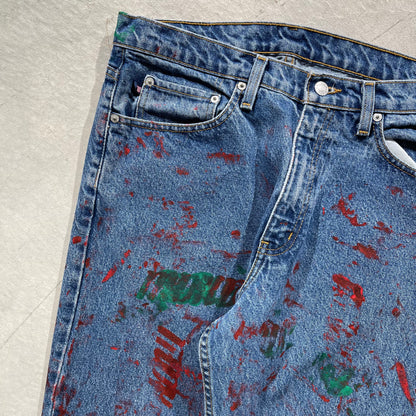 00s Polo RL Hand Painted Denim- 32