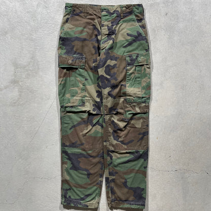 80s Woodland Camo Cargo Pants- 31