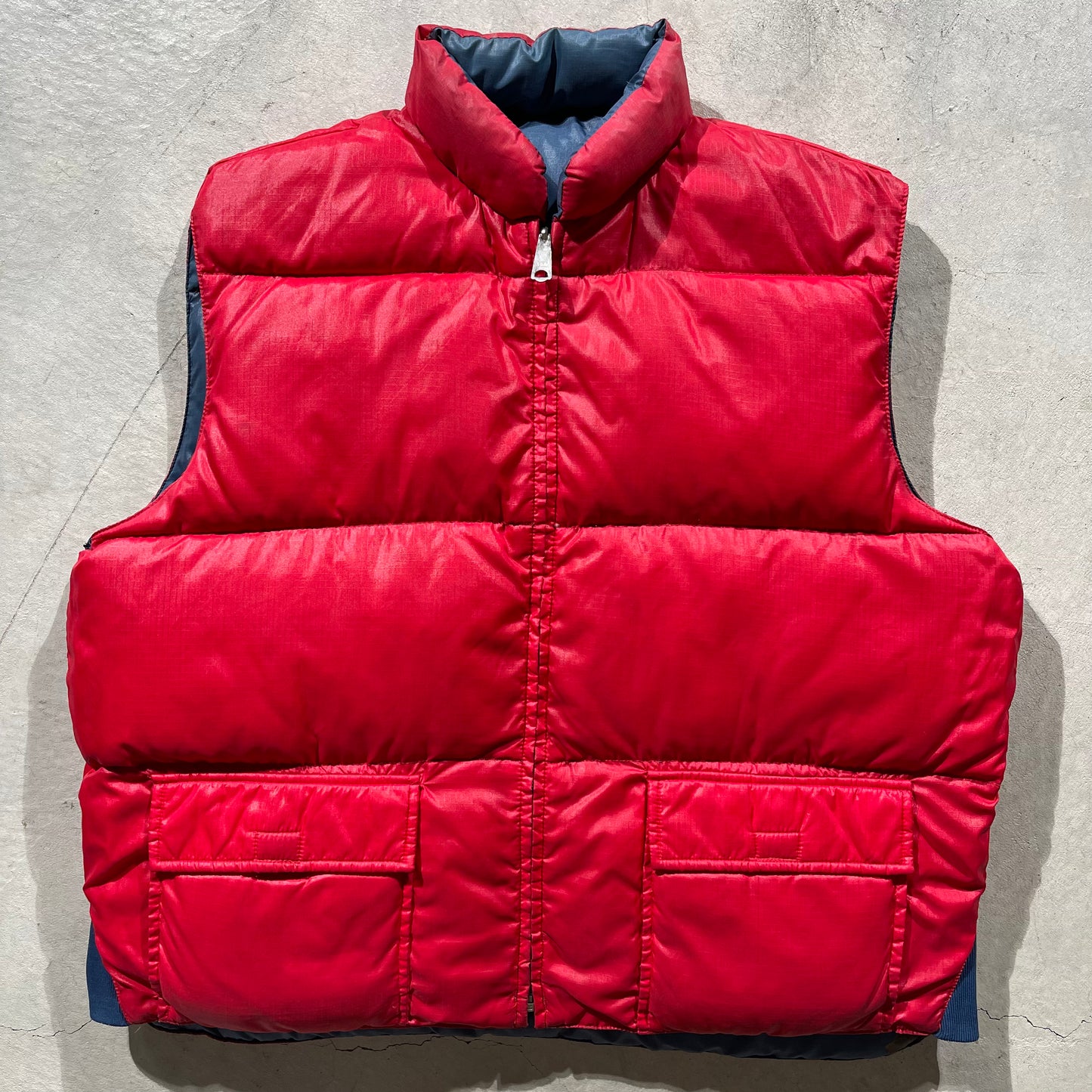 80s Reversible Puffer Vest- XL