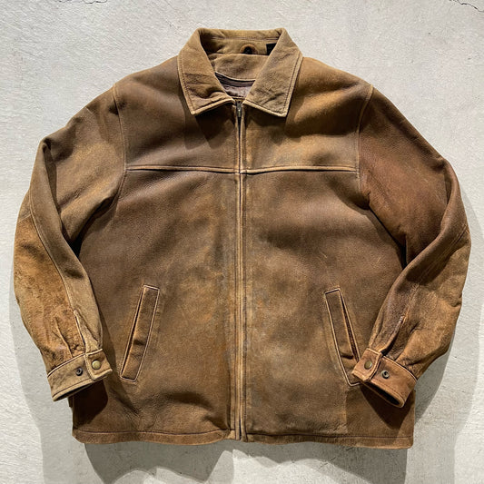 00s Columbia Leather Jacket- L