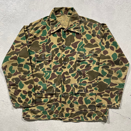 80s Safari Duck Camo Utility Shirt- L