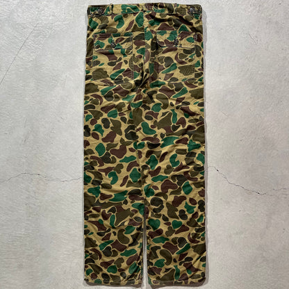 80s Safari Duck Camo Fatigue Pants- 33