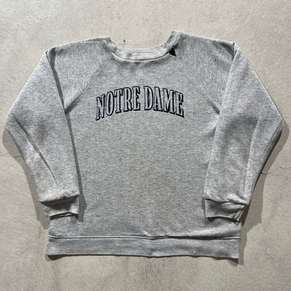 80s Champion Notre Dame Reversible Sweatshirt- M