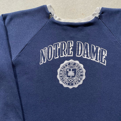 80s Champion Notre Dame Reversible Sweatshirt- M