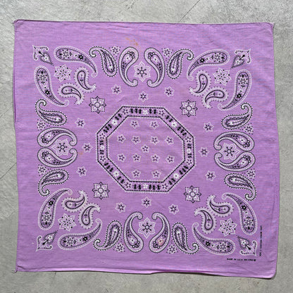 80s Lilac Purple Bandana