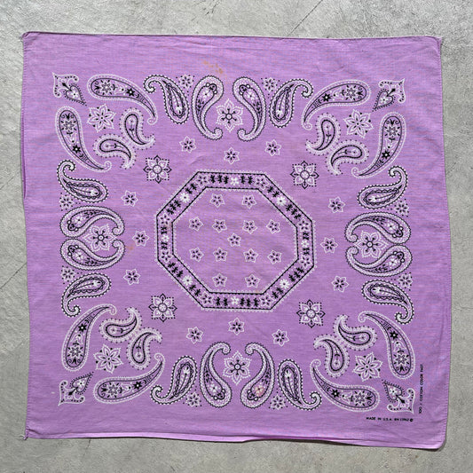 80s Lilac Purple Bandana