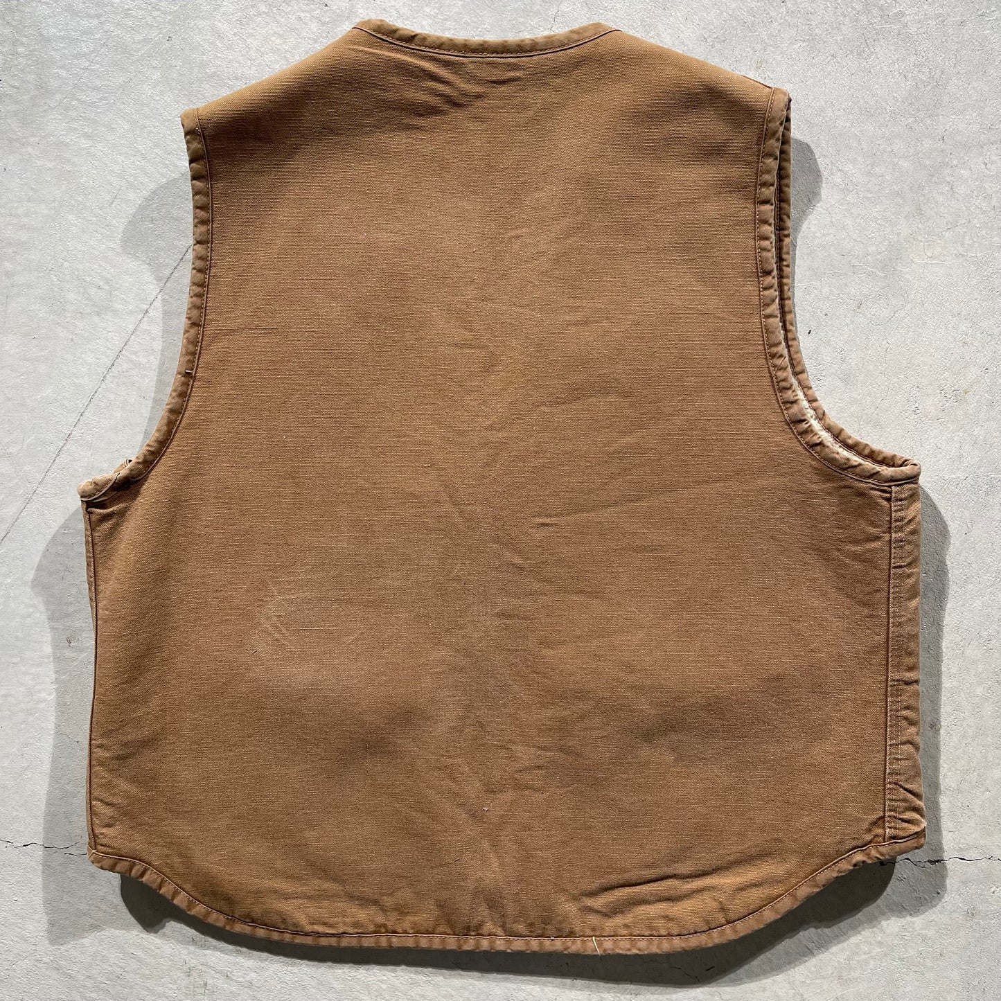 70s Carhartt Duck Canvas Sherpa Lined Vest- XL