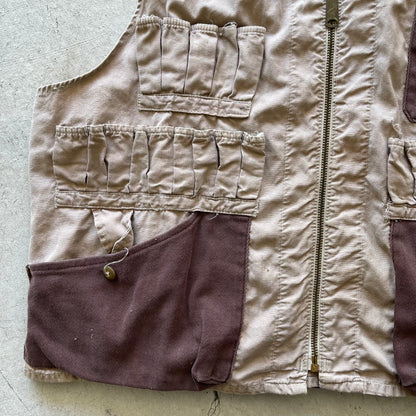 60s Red Head Hunting Vest- M