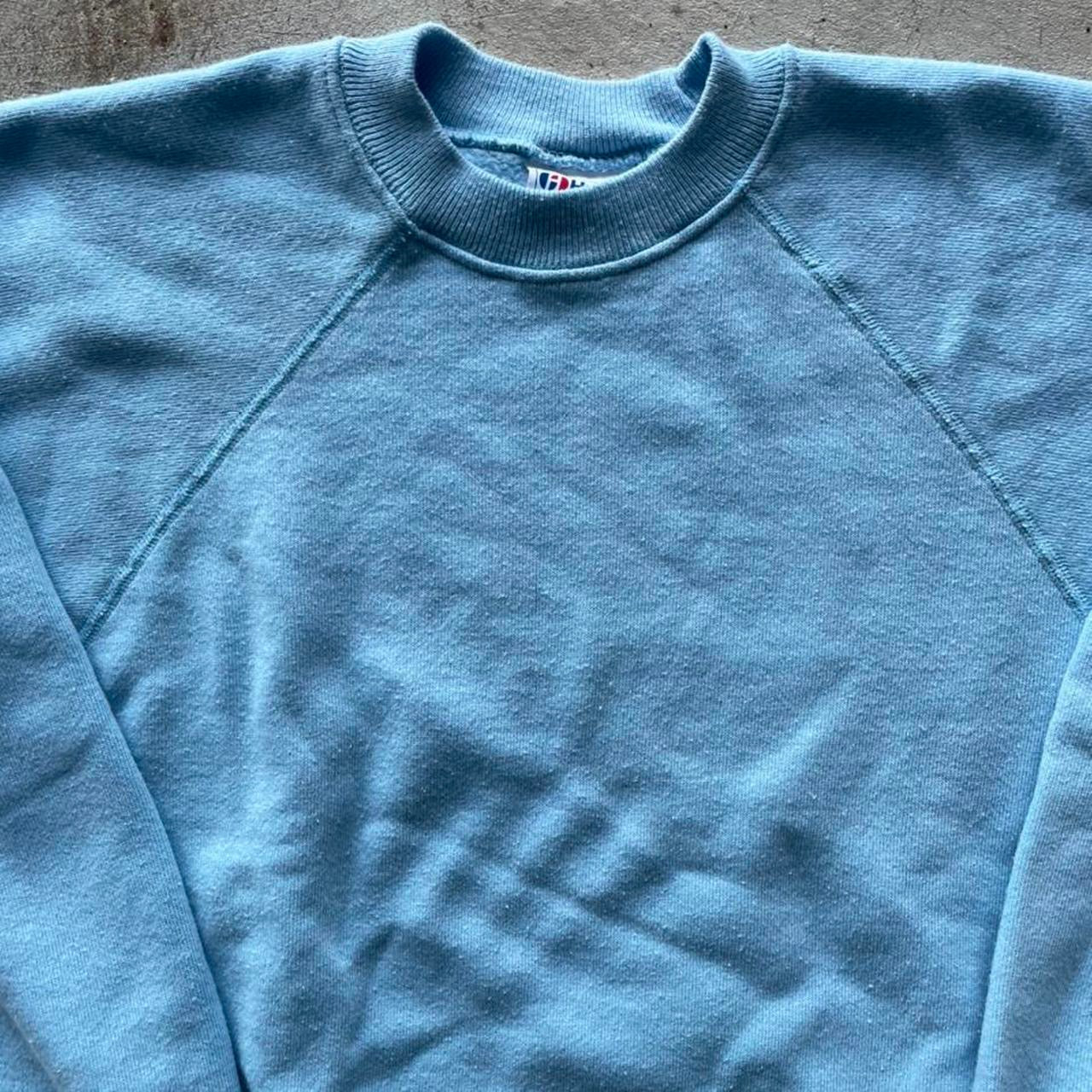 80s Baby Blue Sweatshirt- S
