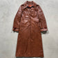 80s Nordstrom Leather Trench Coat- M