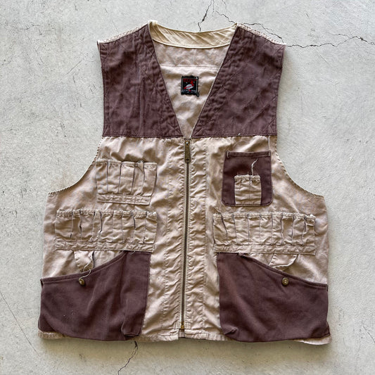 60s Red Head Hunting Vest- M