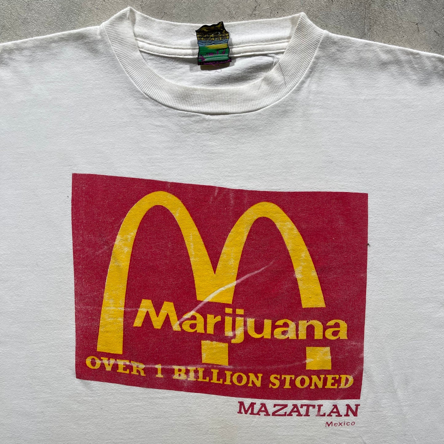 90s McDonald's Marijuana Tee- XL