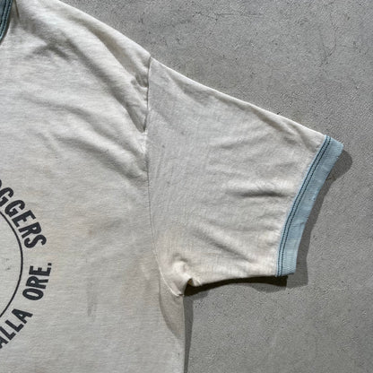 70s 'Fund For Busted Loggers' Ringer Tee- L