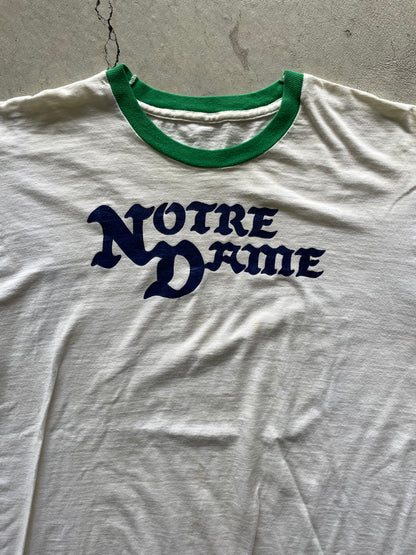 70s Notre Dame Ringer Tee- M