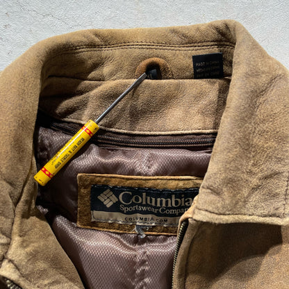 00s Columbia Leather Jacket- L
