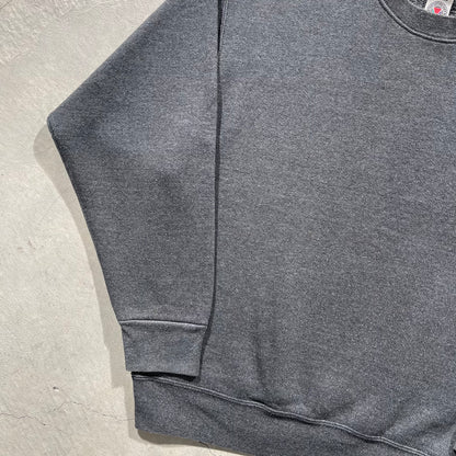 90s Blank Dark Grey Sweatshirt- L