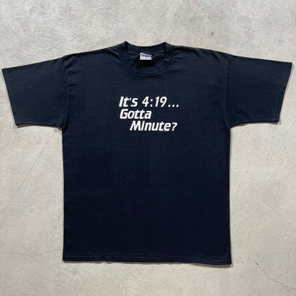 2000s 4:19 Tee-  XL