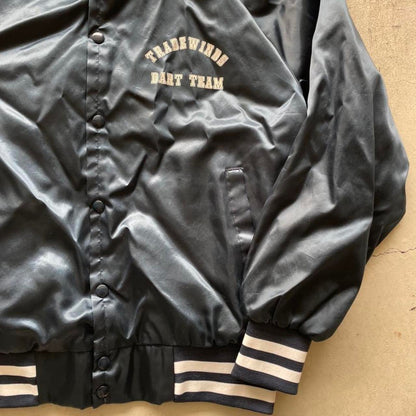 80s Satin Bomber Jacket- XL