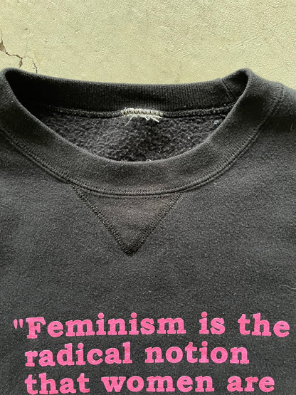 90s Feminism Sweatshirt- XL