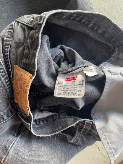 90s Faded Black Levi's 501s- 30