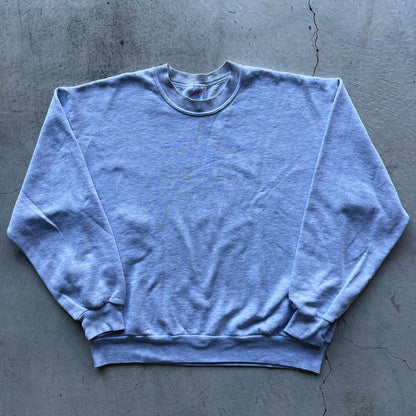 90s Blank Grey Sweatshirt- L