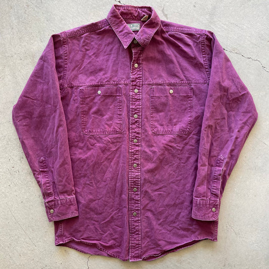 80s LL Bean Button Up- M