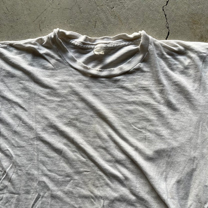 70s Thrashed White Tee- M