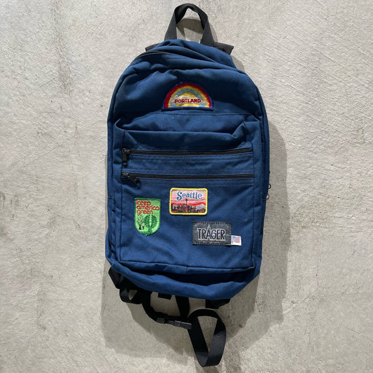 80s Patch Covered Backpack