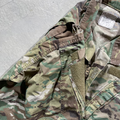 00s Army Camo Ripstop Zip Up Jacket- M