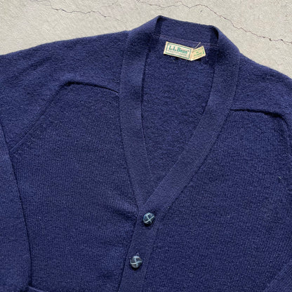 80s L.L. Bean Shetland Wool Cardigan- XL