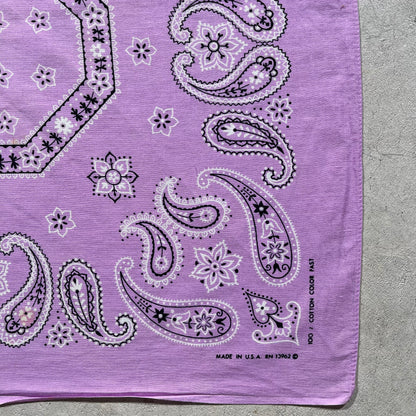 80s Lilac Purple Bandana