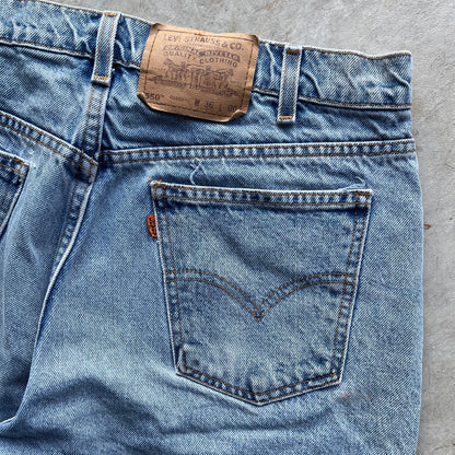 90s Levi's 550 Orange Tab Jorts- 35