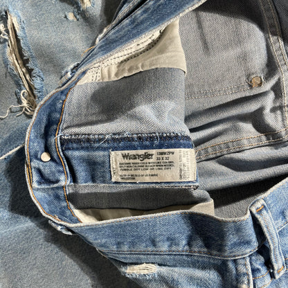 90s Thrashed Wrangler Denim- 32