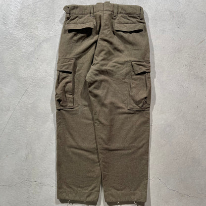80s Military Wool Cargo Pants- 32
