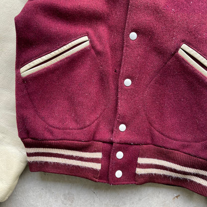 50s Wool Varsity Jacket- S