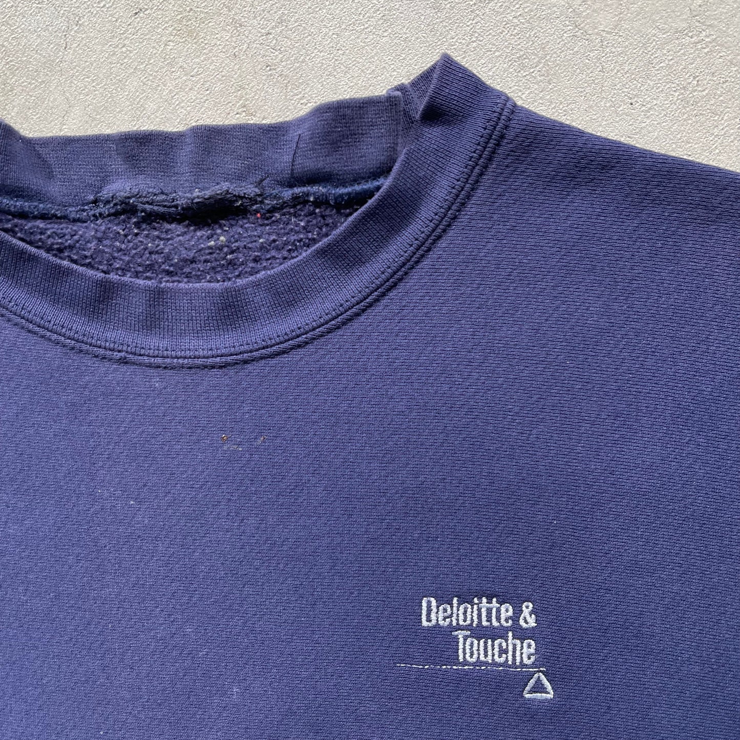 90s Faded Navy Reverse Weave Sweatshirt- XL