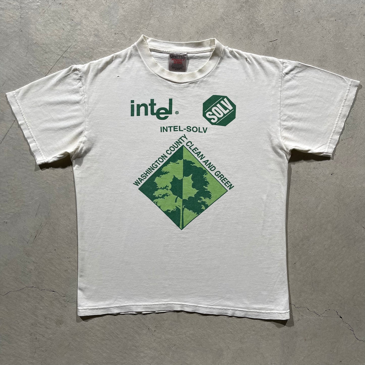 90s Intel Recycling Tee- M